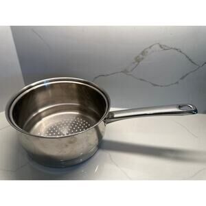Steamer Strainer Basket Insert Stainless Steel 8.5” Dia 3 Qt  All Clad